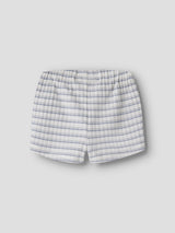 Lil' Atelier Baby Haldur loose shorts Coconut Milk DUSTY BLUE