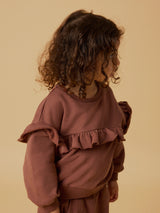 Lil' Atelier Mini Ilondon rik ls loose sweat Maple Syrup