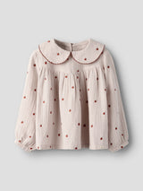 Lil' Atelier Mini Kamma ls loose shirt Hushed Violet