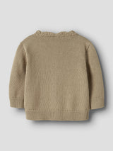Lil' Atelier Baby Leou ls knit cardigan Twill