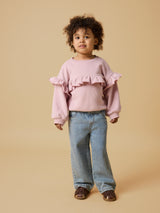 Lil' Atelier Mini Karole sim wide jeans Medium Blue Denim