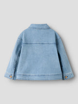 Lil' Atelier Mini Deva loose denim jacket Medium Blue Denim