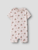 Lil' Atelier Baby Gayo sik ss sunsuit Morganite STRAWBERRY