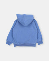 Búho fleece hoodie surf blue