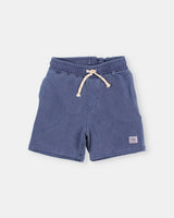 Búho fleece bermuda jogger marine