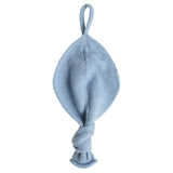 Hvid Titi speen- en knuffeldoekje light blue