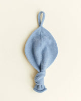 Hvid Titi speen- en knuffeldoekje light blue