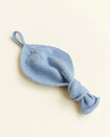Hvid Titi speen- en knuffeldoekje light blue