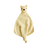 Hvid Teddy Tokki knuffeldoek light yellow