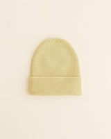 Hvid beanie Fonzie Newborn light yellow