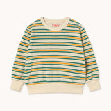 Tinycottons stripes multicolor sweatshirt light cream