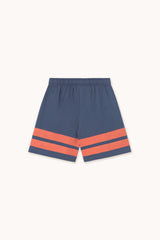 Tinycottons stripes logo short light navy