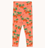 Tinycottons strawberries legging dark pink