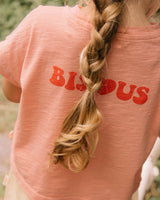 Búho bisous t-shirt sugar pink