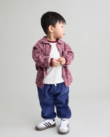 Búho baby soft velour pants marine