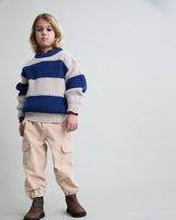 Búho stripes jumper marine