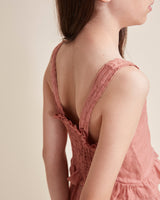 Búho linen top argile