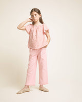 Búho drill girly pants sugar pink