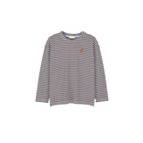 Jenest Moos ls t-shirt fondant brown cloud blue