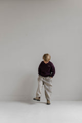 Jenest Mo pants chalk bordeaux