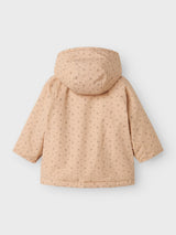 Lil' Atelier Baby Gerda jas Rugby Tan AOP