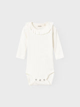 Lil' Atelier Baby Rachel Nis romper Coconut Milk