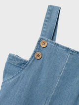 Lil' Atelier Mini Okaja overall Medium Blue Denim