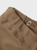 Lil' Atelier Baby Halli broek Sepia Tint