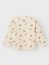 Lil' Atelier Mini Gio Bon shirt Birch AOP