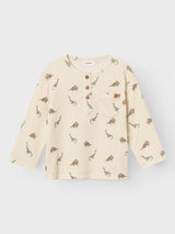 Lil' Atelier Mini Gio Bon shirt Birch AOP