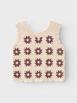 Lil' Atelier Mini Olino loose knit Birch