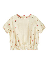 Lil' Atelier Mini blouse Halma turtledove