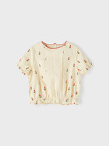 Lil' Atelier Mini blouse Halma turtledove