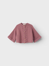 Lil' Atelier mini Dora loose knit vest Nostalgia Rose