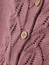 Lil' Atelier mini Dora loose knit vest Nostalgia Rose