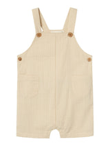 Lil' Atelier Baby Homan tuinbroek Bleached Sand