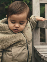 Lil' Atelier Baby Nalo teddy jacket Laurel Oak