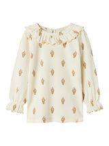 Lil' Atelier Mini Gavo Eug shirt Turtledove Ice Cream