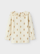 Lil' Atelier Mini Gavo Eug shirt Turtledove Ice Cream