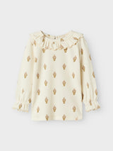 Lil' Atelier Mini Gavo Eug shirt Turtledove Ice Cream