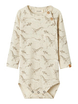 Lil' Atelier Baby Gio Bop romper Turtledove