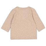 Feetje Longsleeve AOP Taupe melange - The Magic is in You