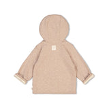 Feetje omkeerbaar jasje AOP Taupe melange - The Magic is in You