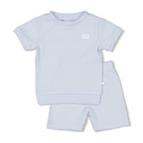 Feetje wafel Shortama babyblue - Summer Special