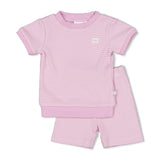 Feetje wafel Shortama lilac - Summer Special