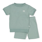 Feetje wafel Shortama zeegroen - Summer Special