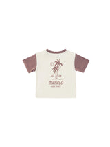Rylee + Cru contrast short sleeve tee mahalo