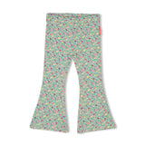 Jubel Flared broek AOP Groen - Picknick Perfect