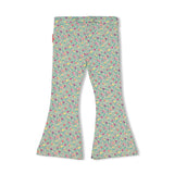 Jubel Flared broek AOP Groen - Picknick Perfect