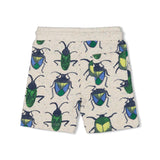 Sturdy Short AOP Offwhite melange - Explore More